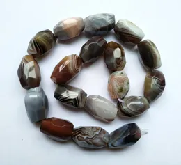 Whole 1of 15.5" Full Strand Natural Botswana Agates Beads,Faceted Nugget Gem Stone Loose Beads for jewelry diy