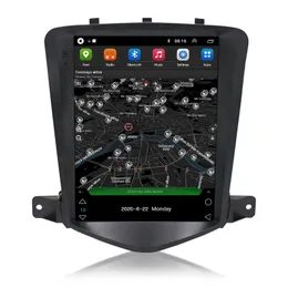 Android 10.0 Bil DVD GPS Multimedia stereo Radio Player för Chevrolet Cruze 2008-2013 Navigationssystem TPMS DVR OBD II Bakre kamera AUX WIFI