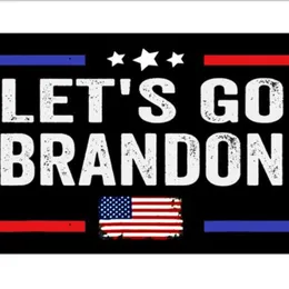 Stock 3x5 ft Let's Go Brandon Flags Trump Flag 2024 President Election 90 * 150cm Supporto Personalizza nave