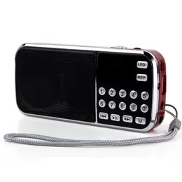 L-088 Card Radio Przenośna Starsza Karta Głośnik Karaoke Machine w magazynie DHL A34