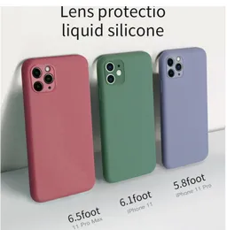 Phone Cases TPU Soft Silicone For iPhone 12 13 mini 11Pro Max X XS XR Matte Back Cover Coque Capa 11 pro 7 8 Plus Multi Color
