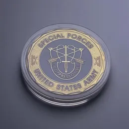 Prezenty 50 sztuk / partia, amerykańskie siły specjalne Green Beret Challenge Coin.cx