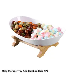 Kitchen Storage & Organization Cake Free Standing Living Room Bowl Snack Tray Accessories Party Candy Fruit Dessert Appetizer Bamboo Rack Fo