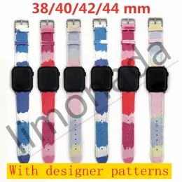 Neues Design Lederband für Apple Uhrenband Serie 6 5 4 3 2 40mm 44mm 38mm 42mm Armband für Iwatch Gürtel L01