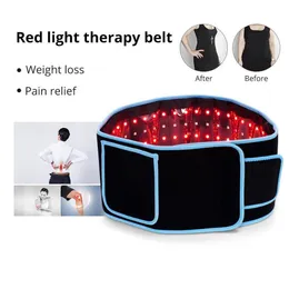 Safety Portable Led Slimming Waist BeltS Red Light Infrared Therapy Belt Pain Relief Lipolysis Body Shaping Sculpting 660nm 850nm Lipo Laser