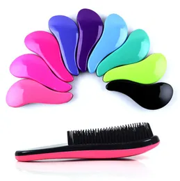 Magiczny uchwyt plątanina Detangling Grysz Prysznic Hair Brush Detangler Styling Tool Hairbrush