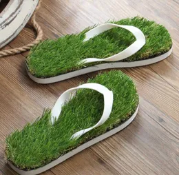 SunNY men shoes flip flops grass sandals beach slippers Lawn bath slippers 210908