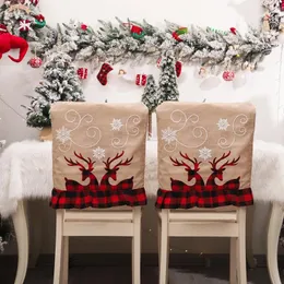 Sitzkissen, 2 Stück, Weihnachts-Esszimmerstuhl-Schonbezüge, 50,8 x 48,3 cm, Rückenbezüge, Autokissen