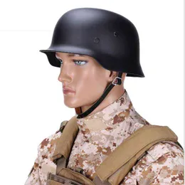 Kask Tactical WW2 Niemiec Elite Wh Armia M35 M195 Helmet stalowy Stahlhelm Gray W220311