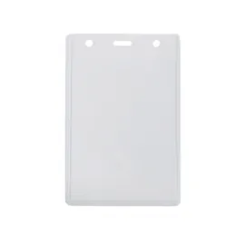 Id Card Badge Holder Vertical Horizontal Clear Pvc Card Holder Resealable Price Display Label Sleeve Sign Frame Tag Pouch