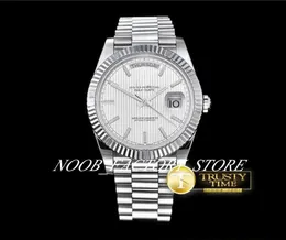 Super Factory V2 Versão 2813 Movimento Automático Basileia Mundial 2020 Novo Lançado 40mm Data Data Ref 228206 SS / SS Silver Stk Stk Flut Strap