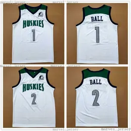 Billiga Lamelo Ball 1 Lonzo 2 Chino Hills High School Basketball Jerseys Stitched Men Kvinnor Ungdom XS-5XL