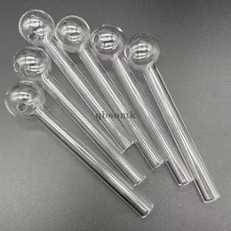 Qbsomk vidro de vidro queimador de óleo colher pyrex queimador de óleo de vidro tubos de mão tubos de mão para fumar acessórios tabaco ferramenta