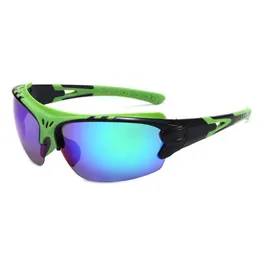 Mirror Bicycle Sunglass Men Women Cycling UV400 Eyewear Designer Sports Bike High Quality Sunglasses Yellow Green Red Black Frame with Cases