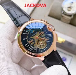 Relógios de volante mecânicos automáticos masculinos Couro Borboleta Fecho relógios de pulso safira relógio luminoso fábrica montre de luxe