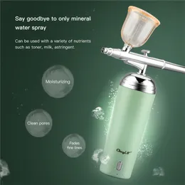 Water Oxygen Facial Machine Steamer Injection Sprayer Nano Spa Meter Beauty Equipment Skin Moisturizing Rejuvenation Care Tools