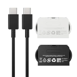 25 W Szybki szybki kabel ładujący USB C PD Kable 1m 3ft dla Samsung Note 10 20 S10 S20 HTC Android PC