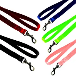 120 cm Długie Wysokiej Jakości Nylon Dog Smycz Pet Leading Do Heat Pas Hurness Prowadzenie Do Cat Dog Collar Zwierzęta Dog Obroże Smycze Smycze Smycze