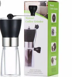 Manual Hand coffee grinder mill Ceramic Burrs Stainless Steel Handle Suitable Camping Home Use