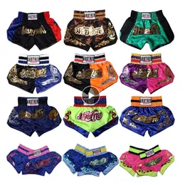 Kickboxing Fight Tiger Muay Thai Shorts Adult Kids Light Breathable Boxing Trunks Man Woman Printing Grappling Sanda Boxe Short X0628