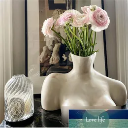 ノルディックスタイルの家のシミュレーション人体の芸術の花瓶セラミック装飾工芸品の装飾セラミック花瓶デスクトップの装飾工場価格専門のデザイン品質