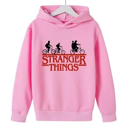 Meninos Hoodie Crianças Roupas Engraçado Estranho Coisas Hoodies para Meninas Adolescentes 4-13Y Bebê Suéter Crianças Roupas 220209