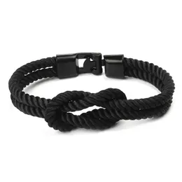 Hot Rope Armband Män Braclets Survival Outdoor Camping Rescue Emergency Bangle för Kvinnor Sport Spänne Kärlek Par Smycken Gåvor G1026