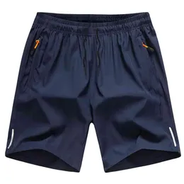 MantlConx enorme 7xl 8xl verão mens shorts rápidos corredores secos homens bolsos zíper calças curtas homem elástico masculino 210716