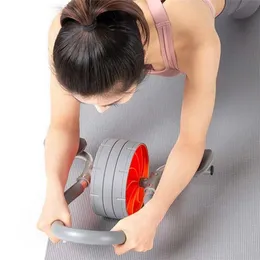 Selfree Roller Steel Power Rebound Er Plataforma Abdominal Muscle Wheel Trainer Hem Gym Övning Body Building Equipment 220301