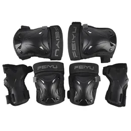 Knee Pads Elbow & Roller Skate Children Adults Outdoor Riding Skateboard Ice Sports Protective Gear Complete Protector 6PC/Set