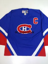 مخصص مخصص مونتريال كندينس جيرسي CCM الهوكي بيلي #50 أي رقم اسم الرجال Kid Hockey Jerseys XS-5XL