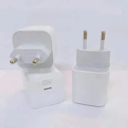 PD001 20W Ściana Chargerstype C do zasilacza USB Szybka ładowarka do smartfona IP 13 US EU UK Plug Szybcy ładowanie Najnowsza wersja