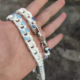 Street Hip-hop Trend Stainless Steel Bracelet Unisex Chain Fashion Charm Bracelet Diamond Bracelet Jewelry Supply linkC