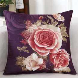 Kudde/dekorativ kudde 18x18 tum mjuk plysch komfort kasta blomma mall kontor hem lobby dekor sof bilstol baksida 45 cm cusion