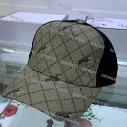 Męska designerska czapka z daszkiem damska pszczoła wzór głowa tygrysa projektanci czapki czapki męskie Outdoor Sport kapelusz typu Bucket Casquette luksusy czapka Fedora wąż