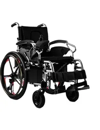 High Qualiy Electric Wheelchair Folding Lightweight Four Wheel Battery Power Electric Mobility Rullstol för vuxna, äldre