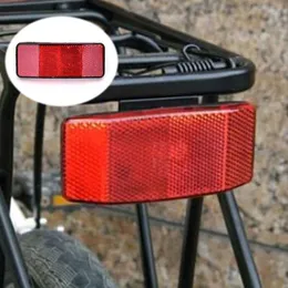 Bike Lights MTB Bicycle Safety Caution Reflector Disc Rear Pannier Rack Warning Light 2Hole Reflect Outdoor Cycling Accessories