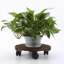 プランターポット鉢植えの植物スタンドキャディドリーの植木鉢ローリートレイロック可能な車輪