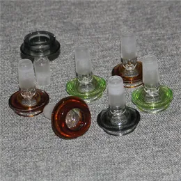 Palenia szklana miska mężczyzna 14mm podwójne warstwy kolorowe 18mm bonga miski haishs Dabber narzędzia szklane rury ręczne
