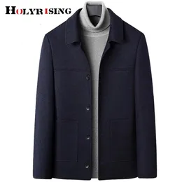 Män Woolen Jackor Höst Vinter Solid Överrockar Ull Soft Trench Coat Man Fitness Simple Topcoats 19649 211122