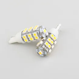 T10 LED لمبات دافئة بارد أبيض 194 168 سوبر مشرق إسفين أضواء مصابيح 12V 24V 3528 SMD