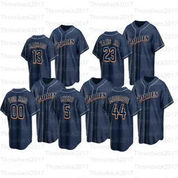 Cooperstown Collection Fernando Tatis JR Jersey Manny Machado Darvish Tony Gwynn Snell Musgrove Eric Hosmer Brown Jerseys