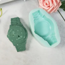 QT0254 PRZY Watch Soap Molds Silicone Mold Watch molds soap making Clay Resin Gypsum Chocolate Candle Candy Mold 210225