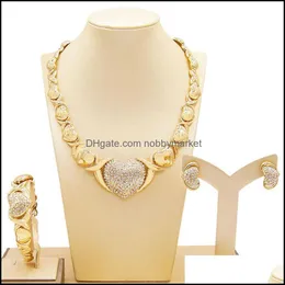 イヤリングネックレスジュエリーセットXoxo Vrowen Oorbellen en ketting set nigeriaanse Zirkoon Sieraden Voor Vorouw Party Bruiloft Armbanden Duba