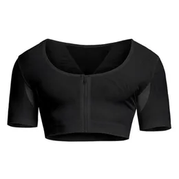 Män Shaper Compression Shirt Gynecomastia Corrector Corrector Bröstkontroll Kroppsbyggnad Korsett Ärmlös Underkläder Väst