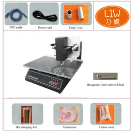 Printers digital Foil Printer Mini machine foiling CE new digital gold hot stamping printing equipment 3050a