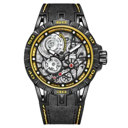 Wristwatches Onola reprezentuje najwyższy poziom branży Wodoodporny zegarek Sport Vintage Mechaniczny dla mężczyzn Reloj Hombre Montre Homme