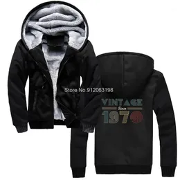 Men's Hoodies & Sweatshirts Men's Legends Vintage Are In Since Hoodie Birthday Men Hooded Sweatshirt Winter Thicken Streetwear Coat