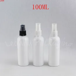 100 ml weiße Plastikflasche mit Sprühpumpe, 100 CC Toner/Wasser-Verpackung, leerer Kosmetikbehälter (50 Stück/Lot).