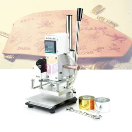 Manual Hot Foil Stamping Machine Leather Bronzing Printer Creasing Machine Marking Press Embossing Machine